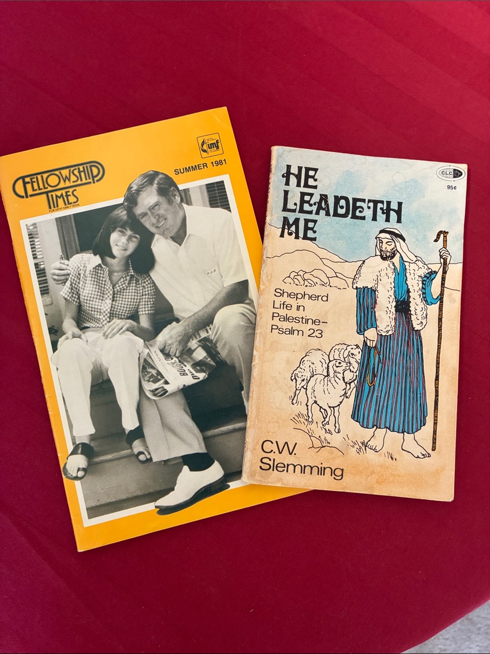 Vintage Christian Booklet & Fellowship Times Magazine Lot 1981 Religious Ephemer